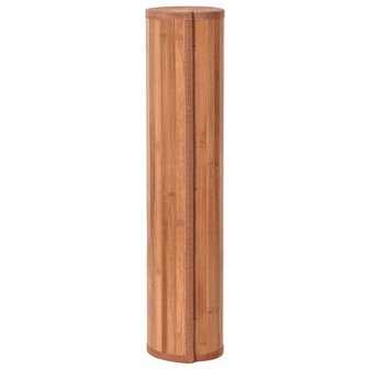 Vloerkleed rechthoekig 70x300 cm bamboe bruin 3