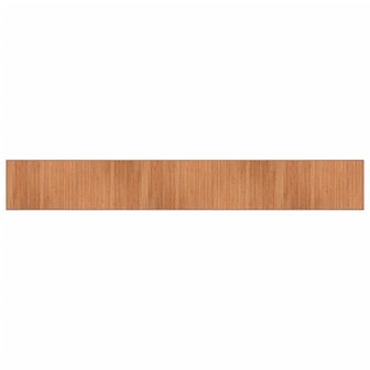 Vloerkleed rechthoekig 70x500 cm bamboe naturel 2