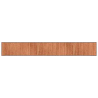 Vloerkleed rechthoekig 70x500 cm bamboe bruin 2