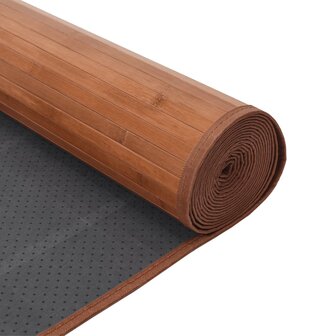 Vloerkleed rechthoekig 70x500 cm bamboe bruin 5