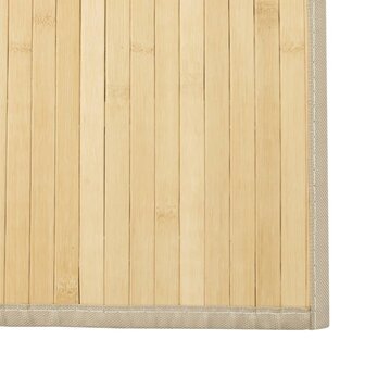 Vloerkleed rechthoekig 70x500 cm bamboe lichtnaturel 6
