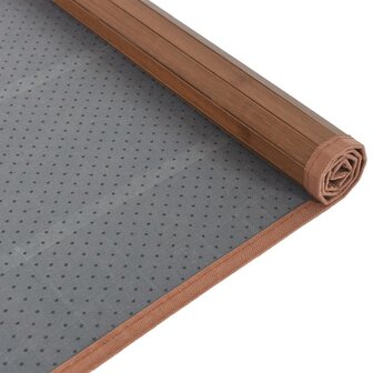 Vloerkleed rechthoekig 80x100 cm bamboe bruin 5