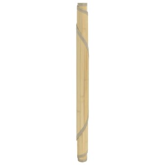 Vloerkleed rond 60 cm bamboe lichtnaturel 3