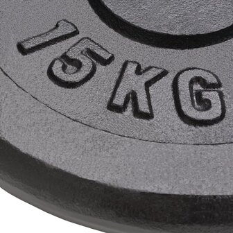 Halterschijven 2 st 2x15 kg gietijzer 3