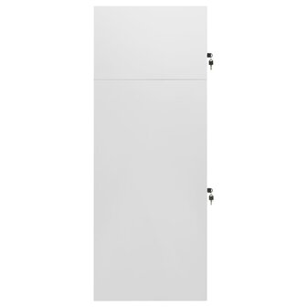 Zadelkast 53x53x140 cm staal lichtgrijs 3