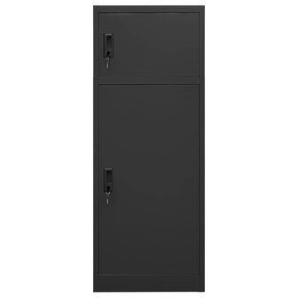 Zadelkast 53x53x140 cm staal antracietkleurig 2