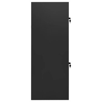 Zadelkast 53x53x140 cm staal antracietkleurig 3