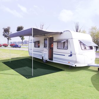 Tenttapijt 250x500 cm HDPE groen 1