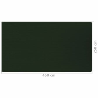 Tenttapijt 250x450 cm donkergroen 4