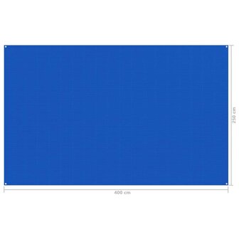 Tenttapijt 250x400 cm blauw 4