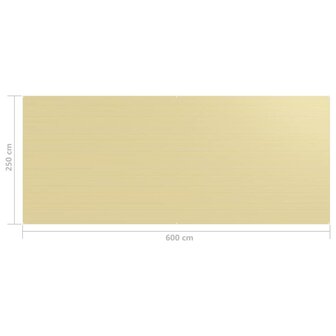 Tenttapijt 250x600 cm beige 4