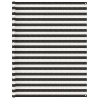 Tenttapijt 250x300 cm antracietkleurig en wit 1