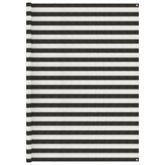 Tenttapijt 250x350 cm antracietkleurig en wit 1