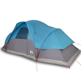 Koepeltent 9-persoons waterdicht blauw 2