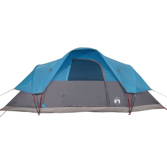 Koepeltent 9-persoons waterdicht blauw 6
