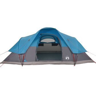 Koepeltent 9-persoons waterdicht blauw 7