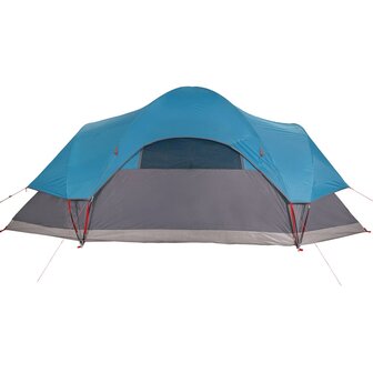 Koepeltent 9-persoons waterdicht blauw 9
