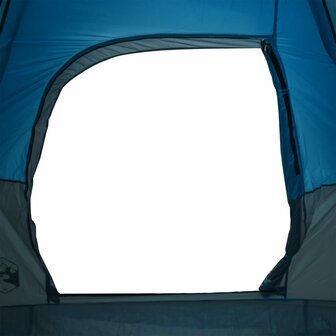 Koepeltent 9-persoons waterdicht blauw 12