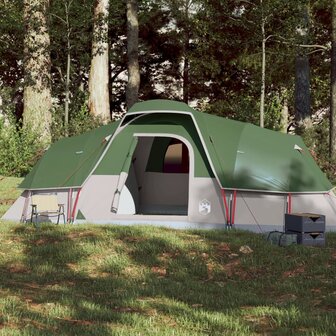 Koepeltent voor gezin 11-persoons waterdicht groen 1