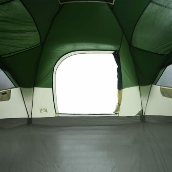 Koepeltent voor gezin 11-persoons waterdicht groen 10