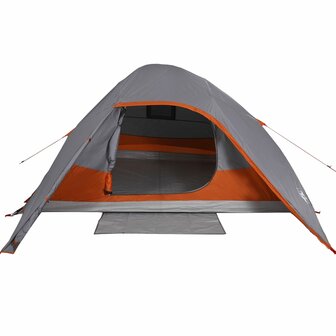 Koepeltent 4-persoons waterdicht grijs 6