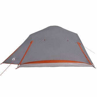 Koepeltent 4-persoons waterdicht grijs 9