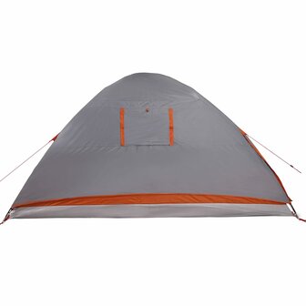 Koepeltent 4-persoons waterdicht grijs 10