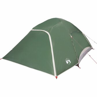 Koepeltent 6-persoons waterdicht groen 4