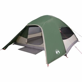 Koepeltent 6-persoons waterdicht groen 5