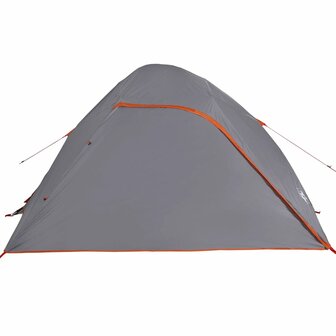 Koepeltent 6-persoons waterdicht grijs 6