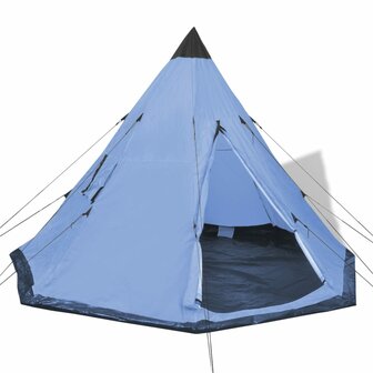 Tent 4-persoons blauw 1
