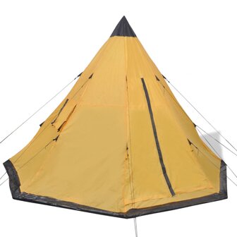 Tent 4-persoons geel 2