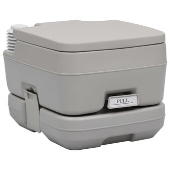 Kampeertoilet met tent draagbaar 10 + 10 L 9