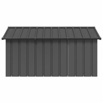 Hondenhok 116,5x153x81,5 cm gegalvaniseerd staal antracietkleur 3
