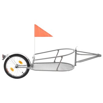 Fietskar met tas oranje en zwart 3
