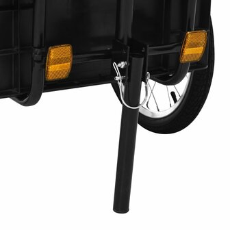 Fietstrailer/trekwagen 155x60x83 cm staal blauw 7