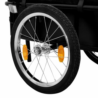 Fietstrailer/trekwagen 155x60x83 cm staal blauw 9
