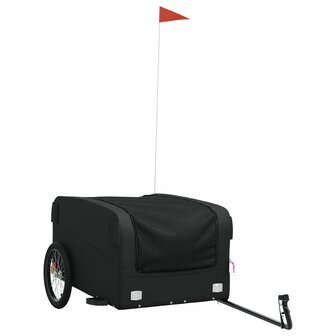 Fietstrailer 45 kg ijzer zwart 2
