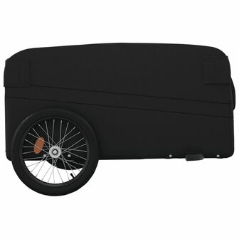 Fietstrailer 45 kg ijzer zwart 7