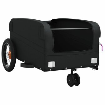 Fietstrailer 30 kg ijzer zwart 5