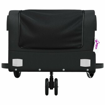 Fietstrailer 30 kg ijzer zwart 6