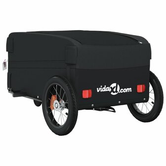 Fietstrailer 30 kg ijzer zwart 8