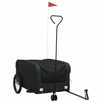 Fietstrailer 45 kg ijzer zwart 2