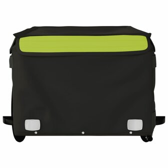Fietstrailer 45 kg ijzer zwart en groen 5