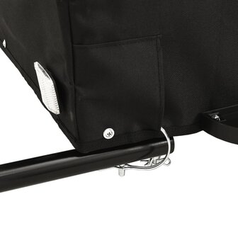 Fietstrailer 45 kg ijzer zwart en groen 11