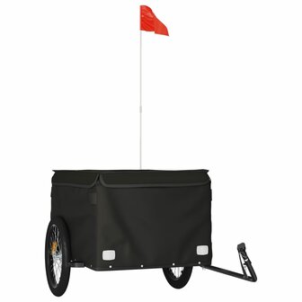 Fietstrailer 45 kg ijzer zwart 2