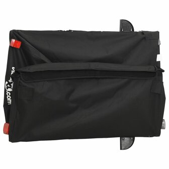 Fietstrailer 45 kg ijzer zwart 9