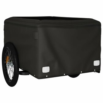 Fietstrailer 45 kg ijzer zwart en groen 5