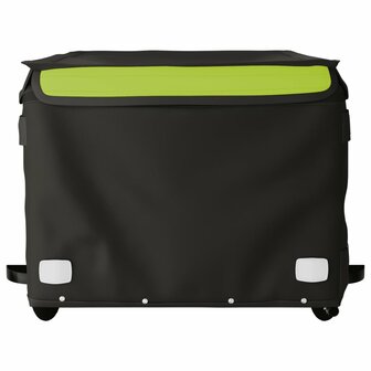 Fietstrailer 45 kg ijzer zwart en groen 6