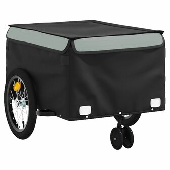 Fietstrailer 45 kg ijzer zwart en grijs 4